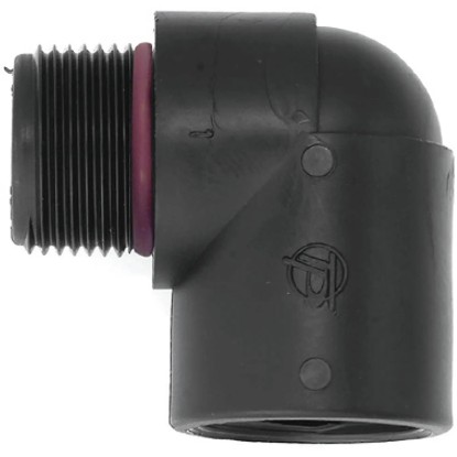 Raccordo a gomito 1" M/F