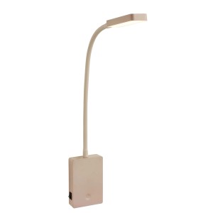 Luce da lettura a LED dimmer touch 200 lm 2W luce calda beige