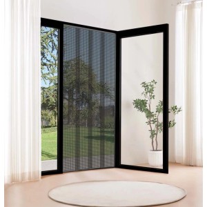 Tenda zanzariera a pannelli in poliestere 140x240 cm nero