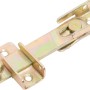 Catenaccio zincato 120 mm x 20 mm per ante di mobili, montaggio a vite.