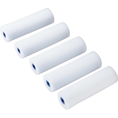 Rullo in schiuma LUX Bianco 11 cm 5 pz