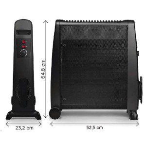 Radiatore elettrico Romeo con elemento in mica 2000W nero