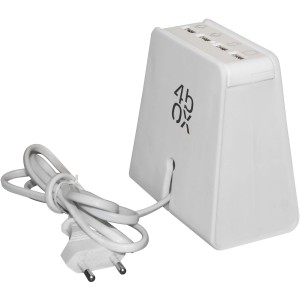 Multipresa bianca t.b.t. con porte USB e cavo.