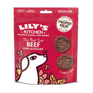 Snack per cani Lily`s Kitchen The Best Ever Beef Mini Burgers manzo 70 g