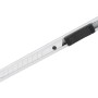 Cutter LUX 9 mm con corpo in metallo e lama.