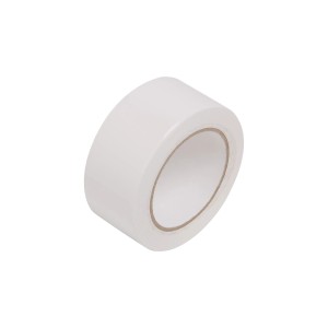 Rotolo di nastro per intonaco LUX liscio bianco, larghezza 50 mm, per mascheratura durante l'intonacatura.