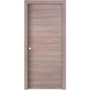 Porta per interni t.b.t. con aspetto legno chiaro e design semplice.