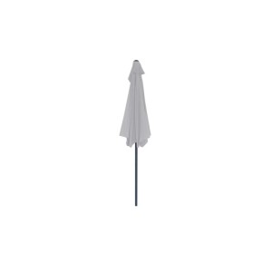 Ombrellone da balcone palo centrale Half Ø2,7 m grigio