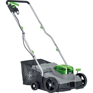 Scarificatore elettrico Lux A-VL-2x20/36 con 480 W e cesto di raccolta. Ideale per la cura del prato.