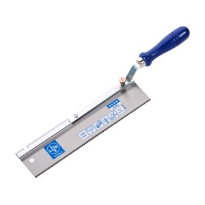 Seghetto per rifinitura LUX Comfort, reversibile, lama 250 mm, manico in faggio, ideale per tagli di precisione.