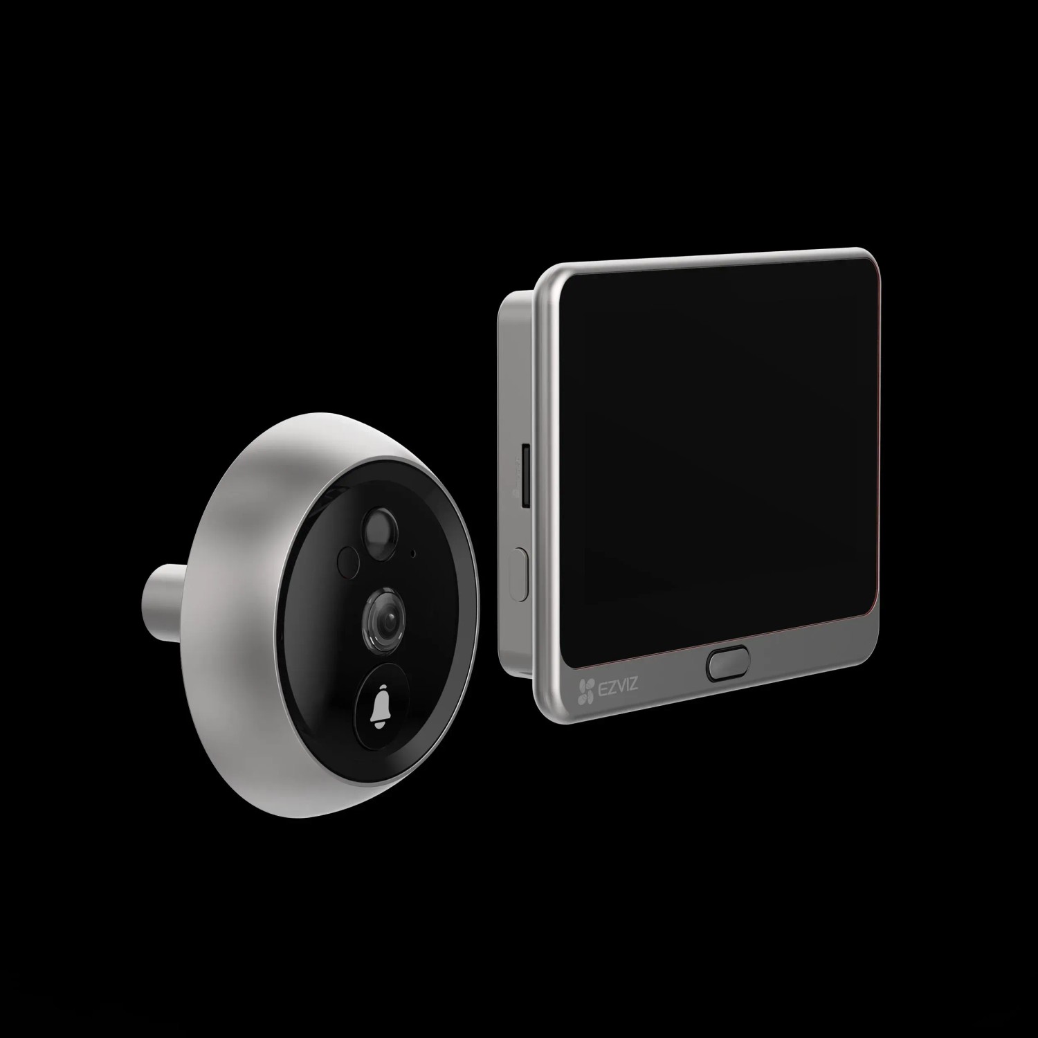 Videocitofono wireless Ezviz DP2C con telecamera e monitor a colori.