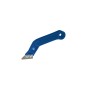 Pulitore per fughe LUX Classic blu con lama in metallo duro per giunti di piastrelle.