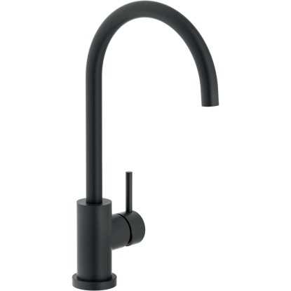 Rubinetto cucina monocomando canna alta Live nero