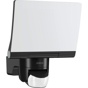 Faro LED con sensore Steinel XLED Home 2 XL S nero per esterni con rilevatore di movimento.