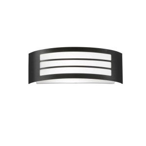 Applique Solix da esterno 10x31x9 cm nero