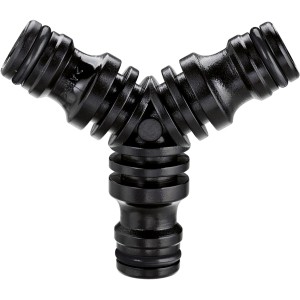 Raccordo a Y nero per sistemi di irrigazione, Raccordi Irrigazione.