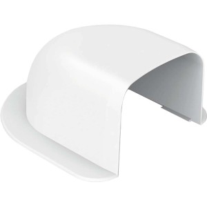 Canalina bianca t.b.t. per climatizzatori, vista dettagliata.