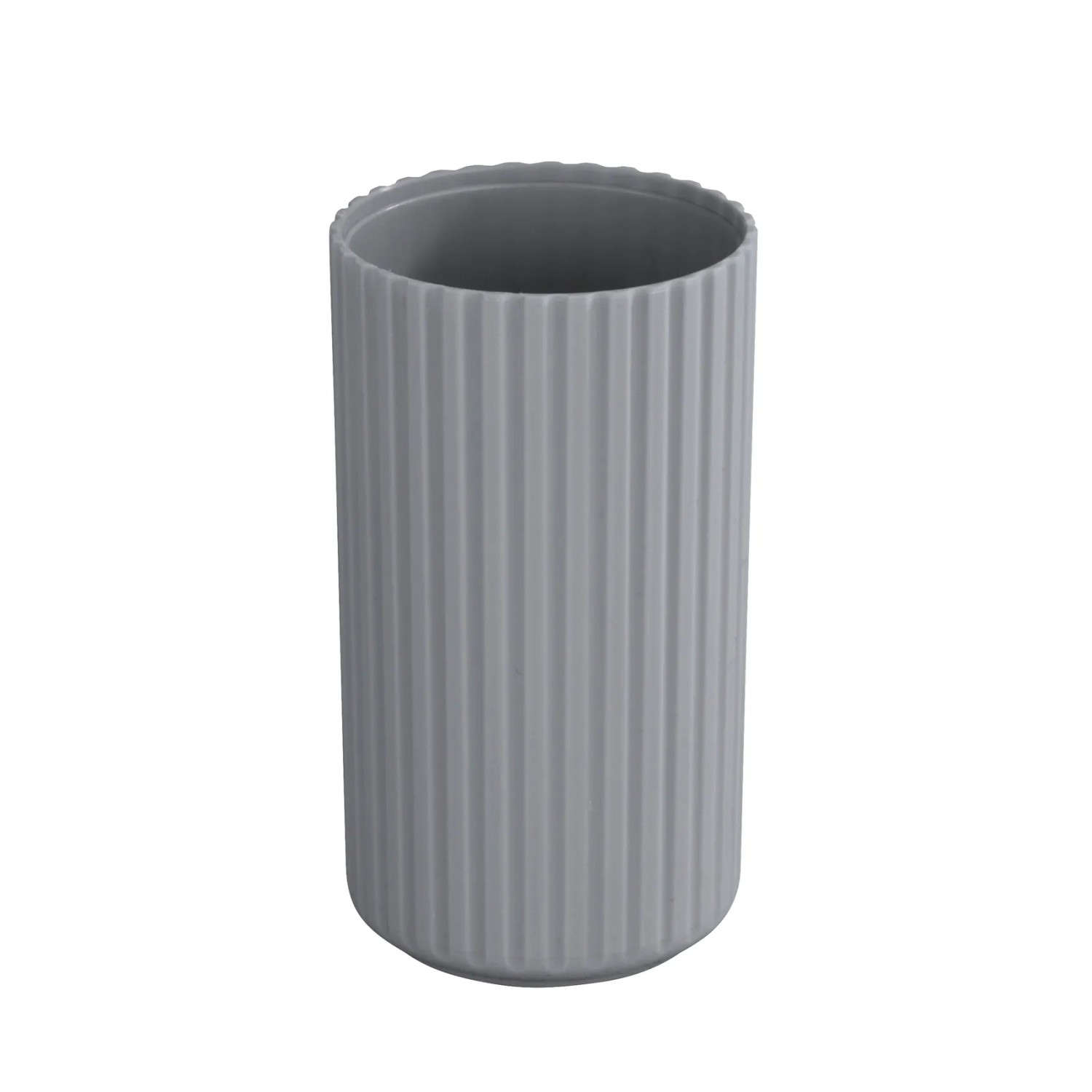 Portaspazzolino In Grigio Marmo Per Bagno - Design Elegante E Moderno, Portaspazzolini Da Lavabo - 2