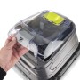 Robot per piscina cordless Zodiac CNX-Li 5220 iQ Grigio, dettaglio del vano filtro in apertura.