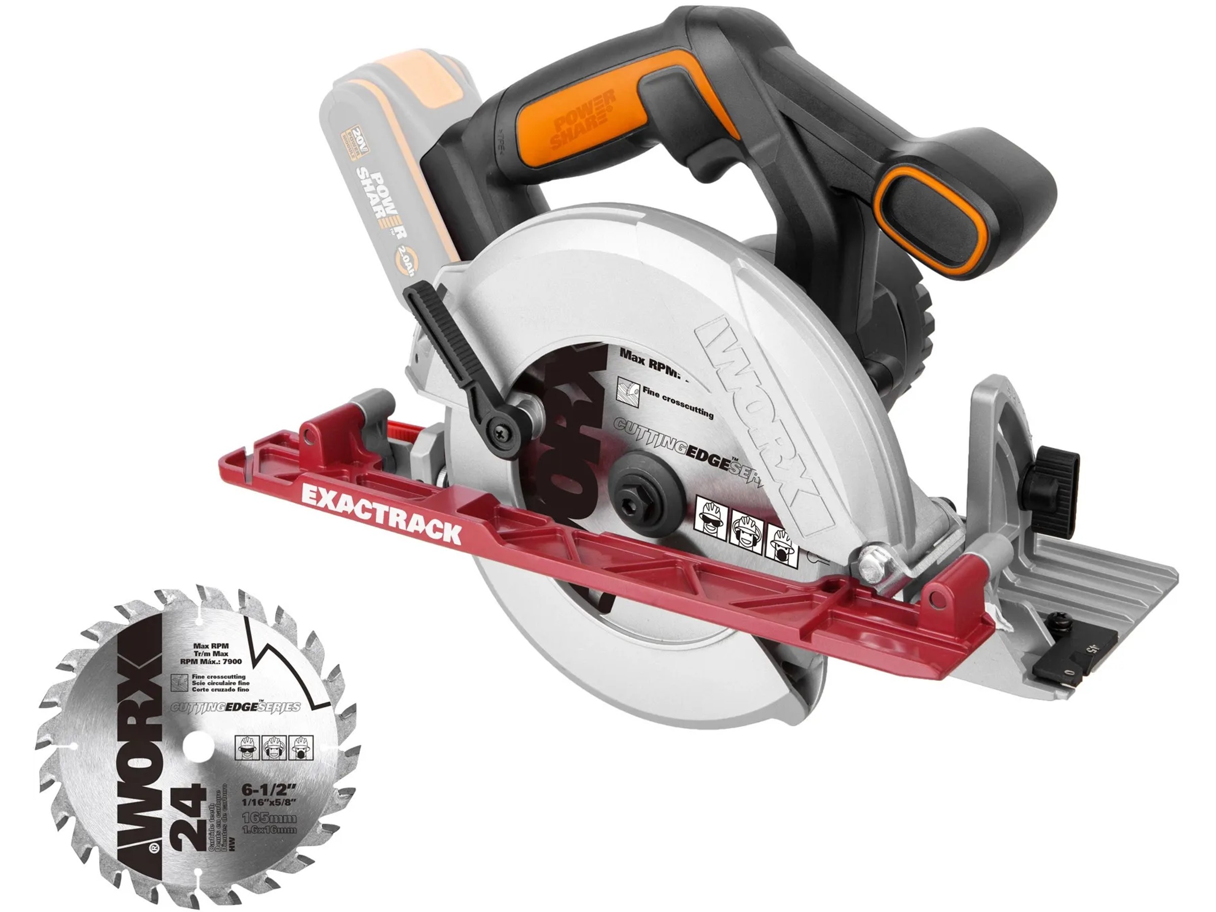 Silverline Lama TCT Per Legno Con Chiodi 30 Denti 190 X 16 Mm Senza Anello Di Riduzione