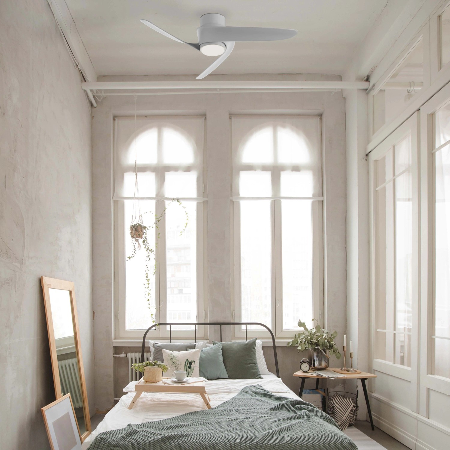 Ventilatore da soffitto con luce LED Groeland 2640 lm 3000/5000 K Ø 79,5x21 cm_4