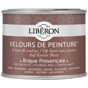 Idropittura lavabile Velours de Peinture Liberon Brique Provencale 0,125 L