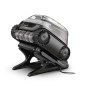 Robot per piscina a batteria Zodiac CNX-Li 5220 iQ grigio su stazione di ricarica. Pulitore per piscina senza fili con spazzole.