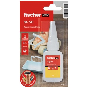 Adesivo istantaneo in acrilico Fischer SG liquido trasparente 20 g