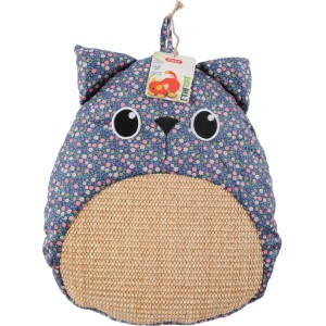 t.b.t. Tiragraffi a forma di gatto con motivo floreale.