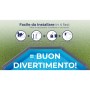 Piscina fuori terra ovale in acciaio antracite Gre 610x375 H 120 cm_4