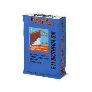 Sacco di collante t.b.t. F.11 Biotherm GM, adesivo per pannelli isolanti.