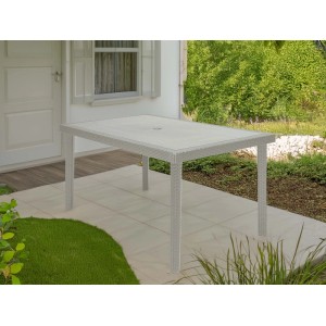 Tavolo da giardino Boheme in materiale ecologico 150x90 cm iuta