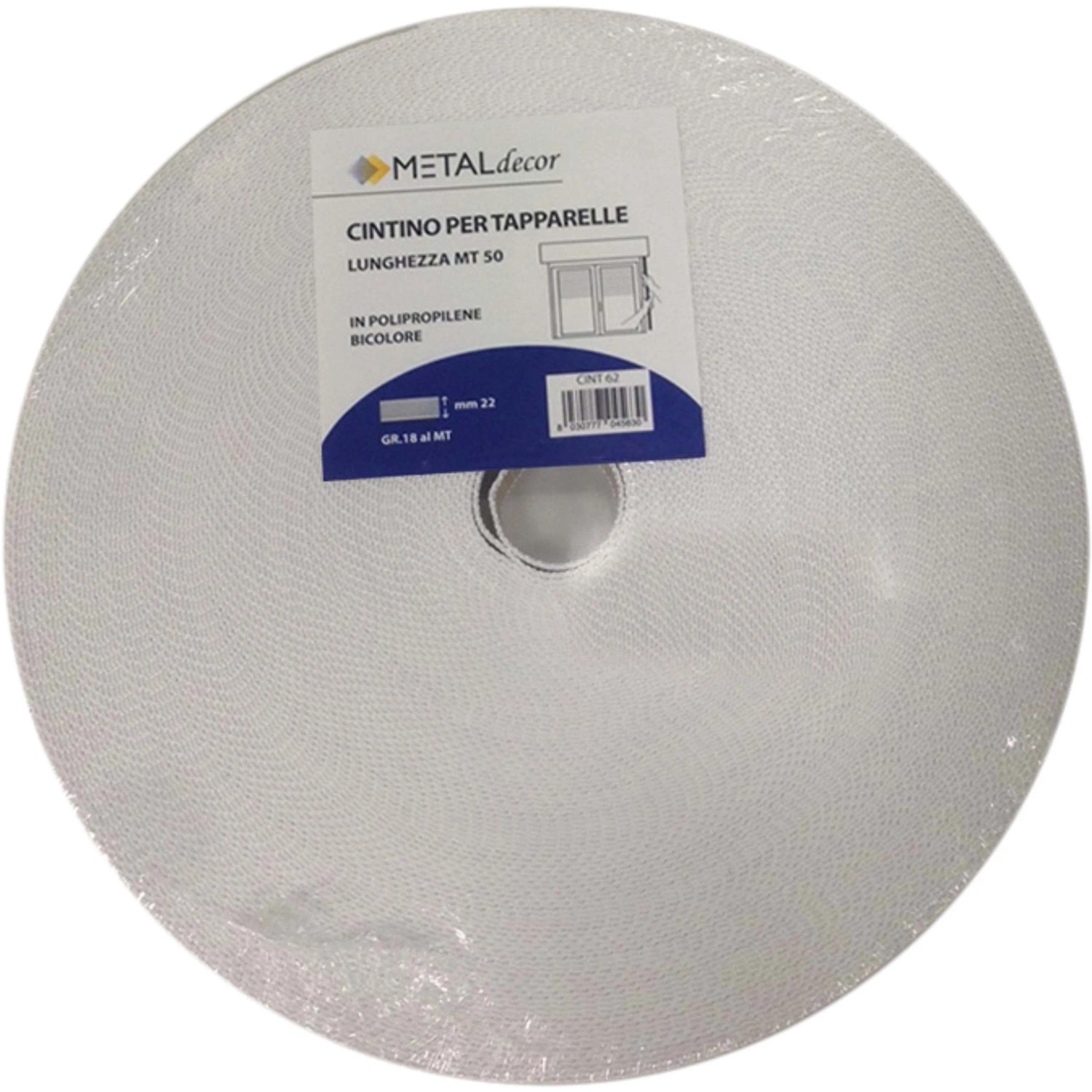 Cintino Polipropilene Bianco - 22mm X 50m, Per Tapparelle - Foto 6