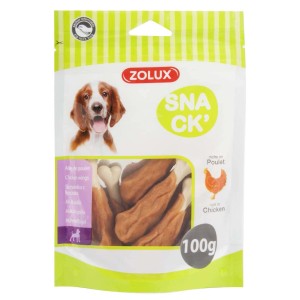 ZOLUX Snack per cani, ali di pollo, confezione da 100g.