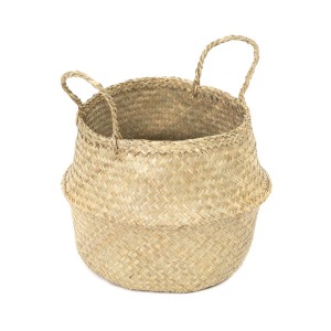 Cesto pieghevole in erba marina con manici Belly taglia M