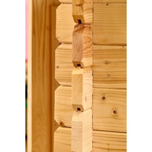 Casetta da giardino in legno sp 28 mm H207xL416xP504 cm