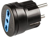 VIMAR Mobile Steckdose SICURY – 2P+T 16A 250V, IP44 Spritzwassergeschützt, Schwarz