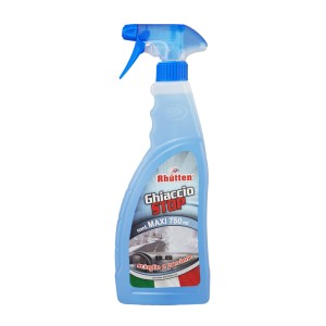 Rhütten spray antighiaccio, flacone da 750ml. Antigelo per parabrezza auto.