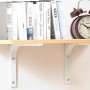 Reggimensola in alluminio 200x250 mm bianco opaco_3