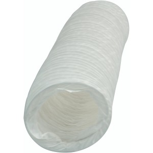 Tubo flessibile bianco Marley 125 mm in plastica, lunghezza 2,5 m.