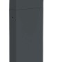 Moderna lampada da vialetto a LED Lutec Kira, alta 74 cm, antracite, per giardino e sentieri.