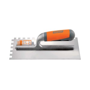 t.b.t. spatola dentata per lavori di piastrellatura.