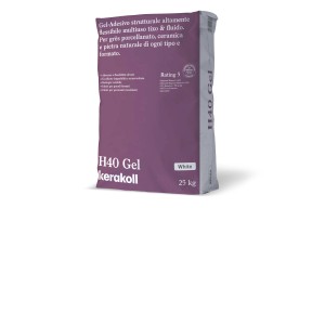 Adesivo per piastrelle H40 Gel di Kerakoll, sacco da 25 kg, ideale per piastrelle.