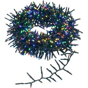 t.b.t. catena luminosa per esterni con LED colorati.