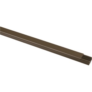 Canalina marrone per ambienti umidi, adatta per l'installazione di cavi elettrici.