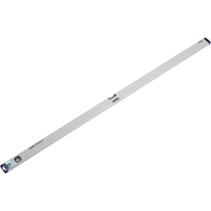 Livella a bolla LUX Comfort, 180 cm, con bolla orizzontale e verticale per misurazioni precise.