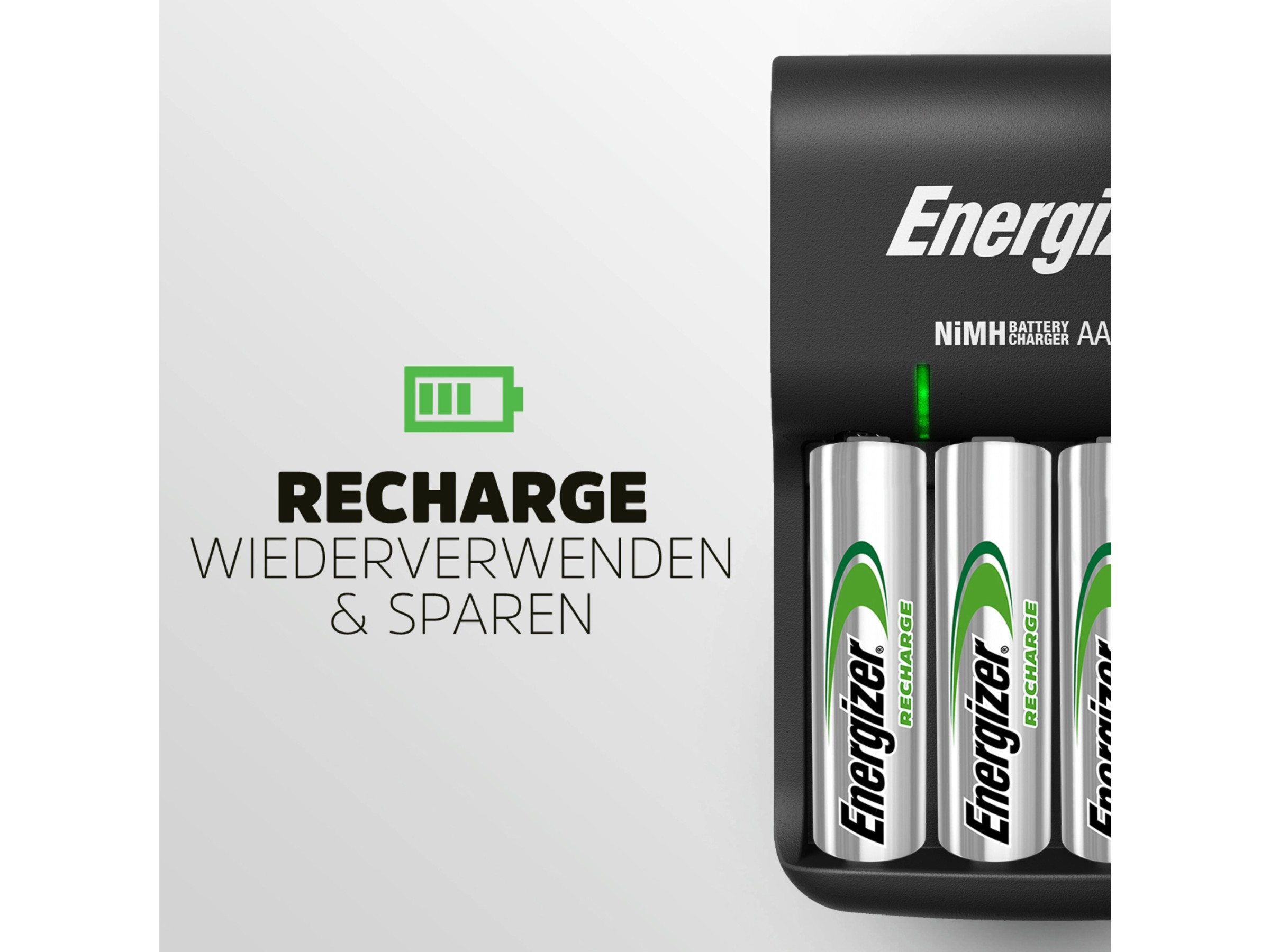 Caricabatterie Rapido Energizer 20W USB-C - Con 3 Prese (EU/US/UK), Senza Cavo, Colore Blu - 2
