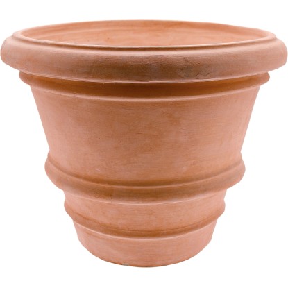 Vaso imprunetino liscio 27 cm x 31 cm x 31 cm