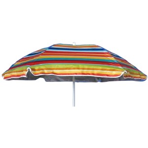 Ombrellone t.b.t. a righe colorate per giardino e terrazza.