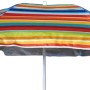 Ombrellone t.b.t. a righe colorate per giardino e terrazza.